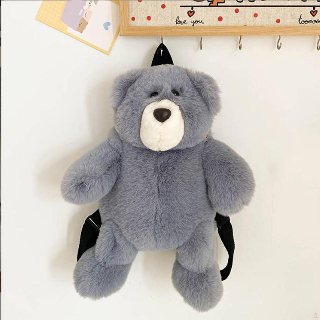 Plecak Pluszowy Miś Regulowany Pasek Na Ramię Plecak Dzienny Dla Dzieci Nastolatki Kobiety Chłopcy