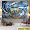 Custom Name Argentina Football Team Tapestry Room Decoration Wall Hanging for Living Room Bedroom, Dormitory, Birthday and Christmas Gifts
