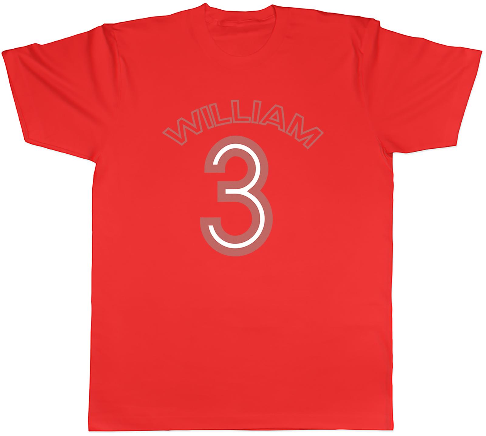 Personalised Name and Number Unisexs TShirt Number Day Tee Gift S