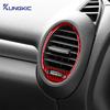 For Mercedes Benz SLK R171 2004 2005 2006 2007 2008 2009 2010 Side Air Vents Accessories Real Soft Carbon Fiber Trim Sticker