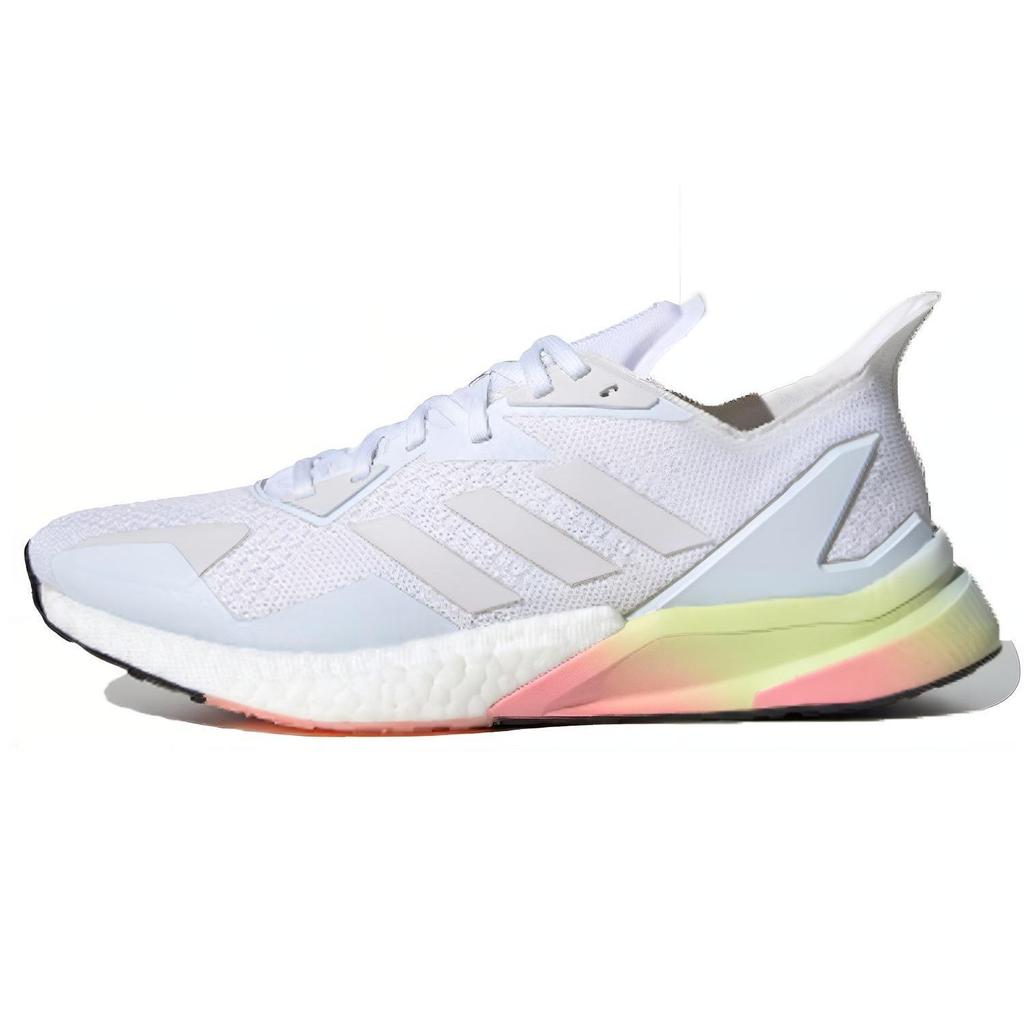 Adidas X9000L3 Comfortable Fashionable Fabric Shock Absorbing Non-Slip Breathable Low-Top Casual Running Shoes Women Sneaker White Pink Yellow FY2349