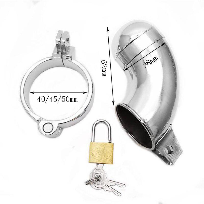 Stainless Steel Openable Lock & Cage Ring
