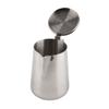Kaffekopp i rostfritt stål Mugg Mjölkskumningskanna Kannkanna med lock för Latte Kaffe Latte Art(2000ml)