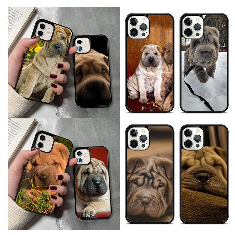 Shar pei dog English Springer spaniel Mum mummy Phone Case For iPhone 17 Air 13 12 14 15 16 Cover For Apple Pro Max 7