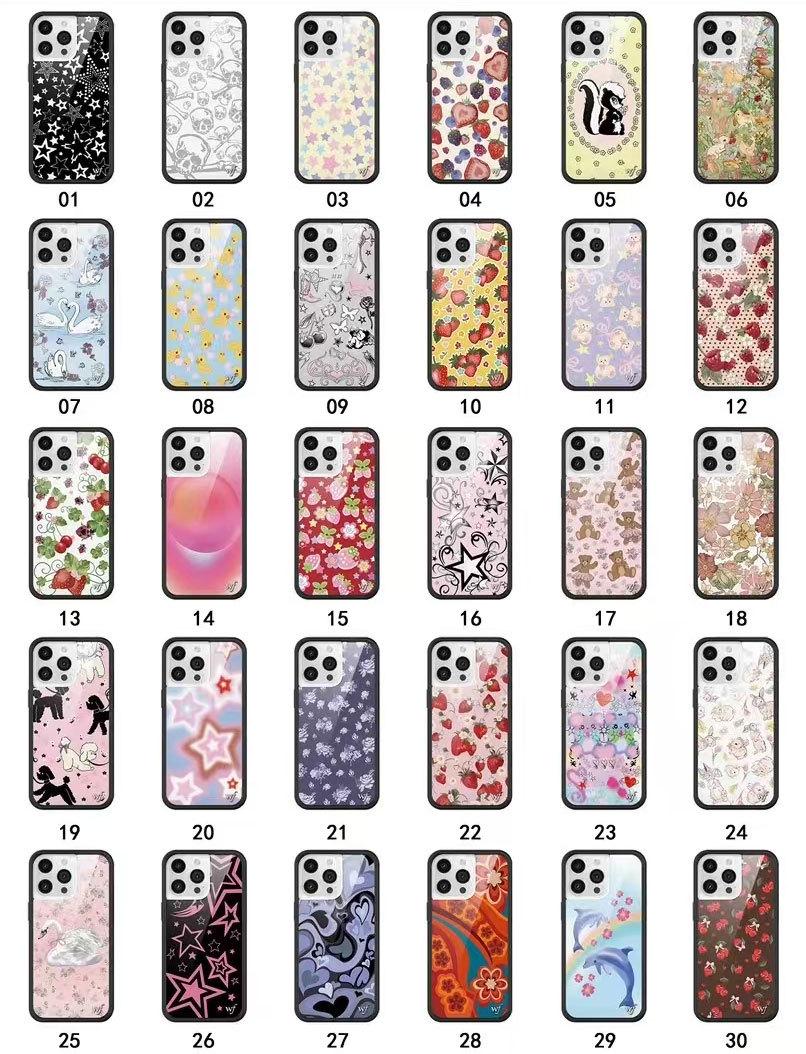 

WF Cute Angel Collaboration European Style iPhone 17 Pro Max Case iPhone 14/13