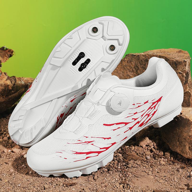 Sapatos de Ciclismo de Estrada Masculino Respirável Verão Travas de Bloqueio Automático Antiderrapante Sapato de Bicicleta de Montanha Masculino Sneaker de Corrida spd Leve