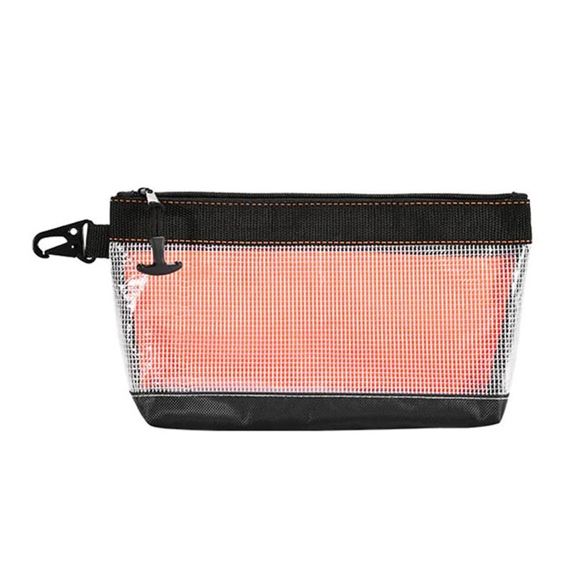 Waterproof Storage Bag Transparent PVC Tool Bag Anti-static Hardware Kit Portable Parts Bag Multifunctional Practical Work Bag