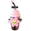 Summer Heat-Resistant Cute Straw Water Cup for Adults and Kids - Portable & Stylish
