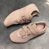 Sheepskin Version~ 3cm Inner Height Increase Velcro Dexun Shoes Women's 2025 New Casual Sports Shoes Ballet Board Shoes