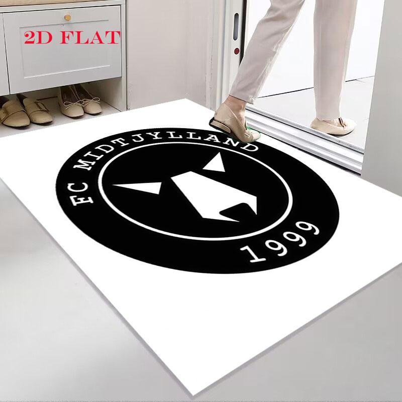 FC Midtjylland Carpet Rug for Living Room Bedroom Home Sofa Decoration,Kids Play Nonslip Floor Mat