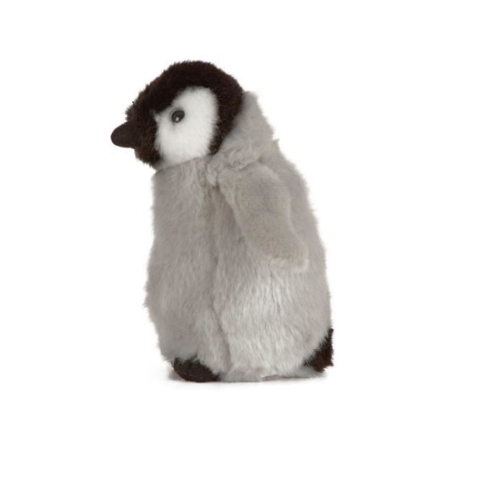 Living Nature Peluche Pingouin AN427 18 cm – Polyester recyclé, sûre dès la naissance