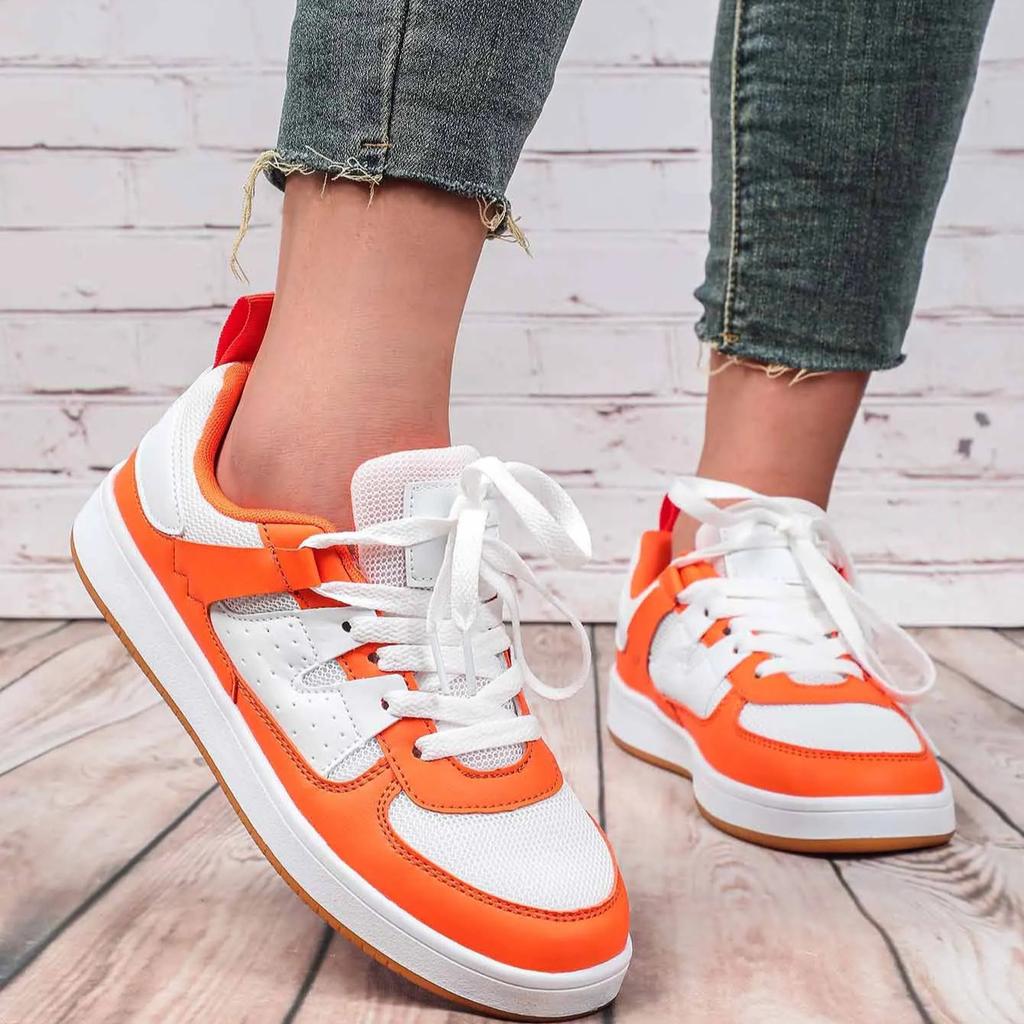 Board Shoes Mesh Casual Sneakers Fashion Flat Shoes Low-cut Leisure Sports Shoes Outdoor Walking Flats Casual Versatile