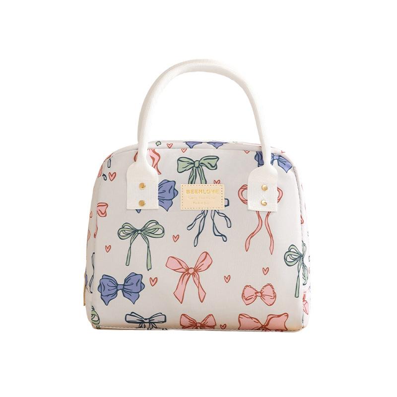 Portable Large Capacity Handheld Lunch Bag Office Worker Lunch Box Handbag Insulated Bag Bento Bag Outdoor Camping Picnic Basket Ice Pack