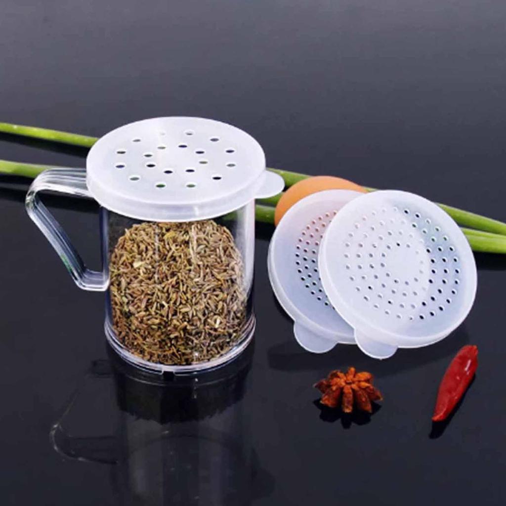 Spice Jar with Lids Empty Bottle Household Multifunctional Condiment Storage Box for Salts