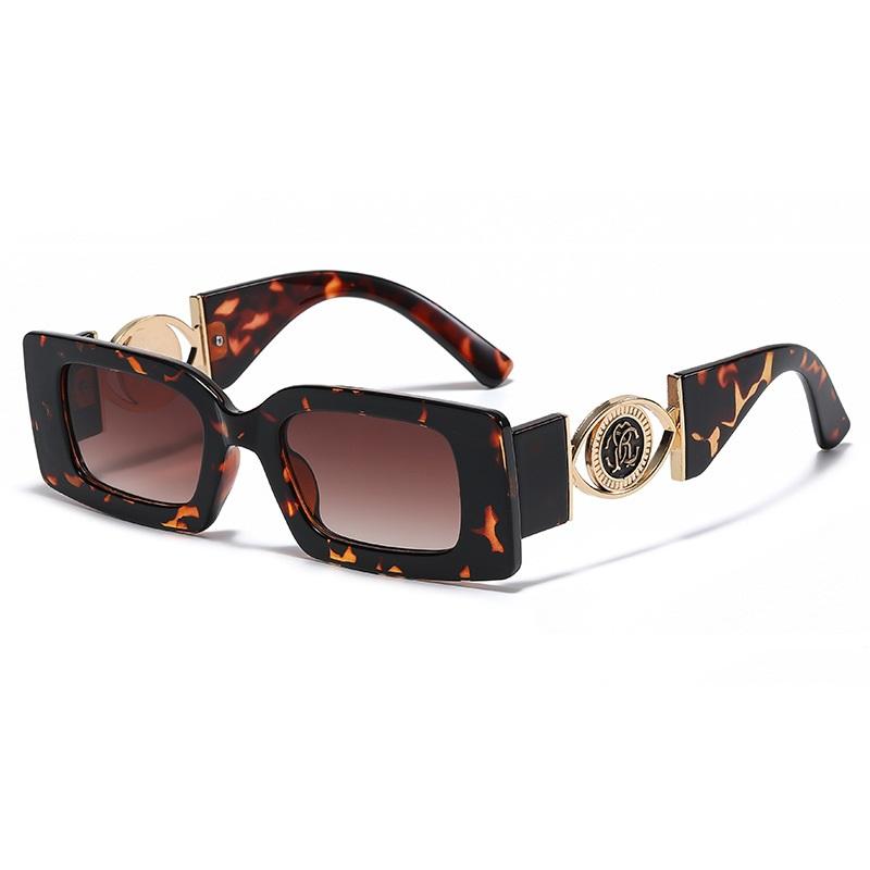 Small Rectangle Sunglasses Men Women Travel Shades Square Sun Glasses Vintage Retro Lunette Soleil Femme Uv400