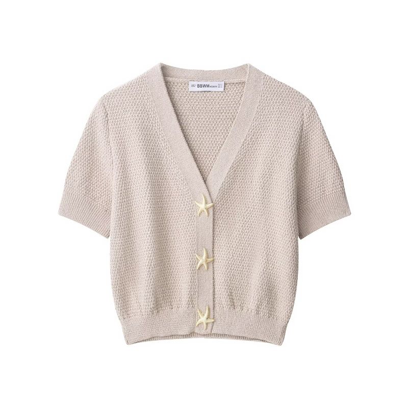 Jnleaog Spring New Arrival Women's Clothing Fashion Style Fashion XINGX Button Structure Knitting Outwear 6771066