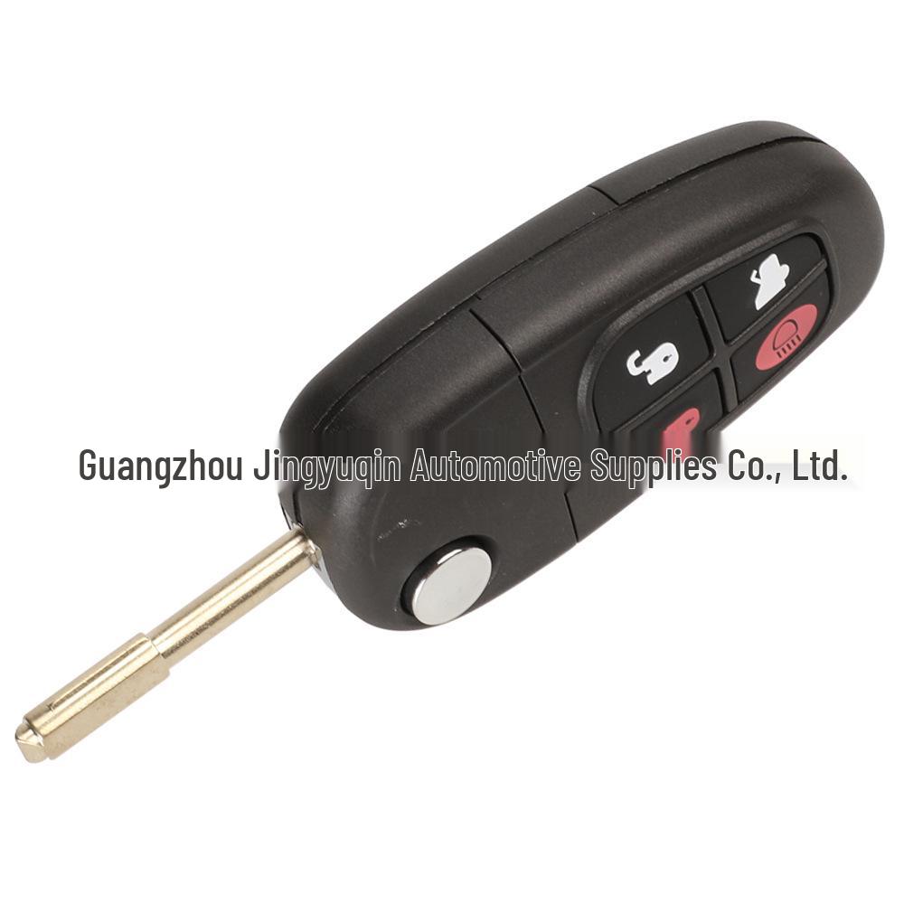 Jaguar X-Type/S-Type/XJ/XJR 4-Button Folding Key Shell