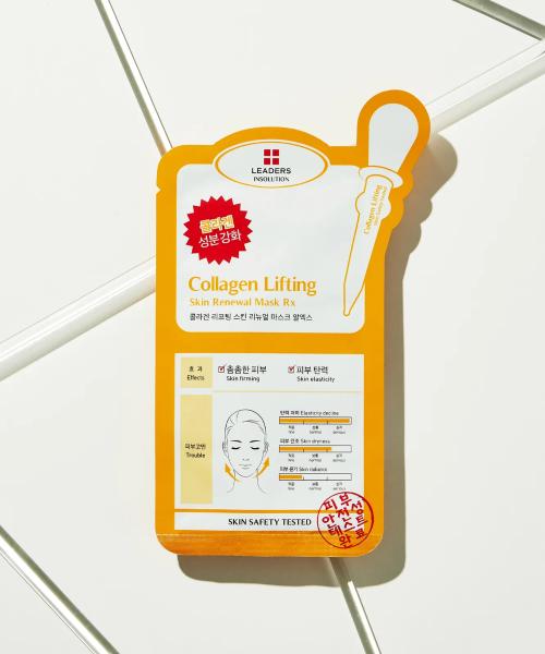 Leaders Cosmetics Insolution Collagen Lifting Skin Renewal Mask RX (10 Sheets)