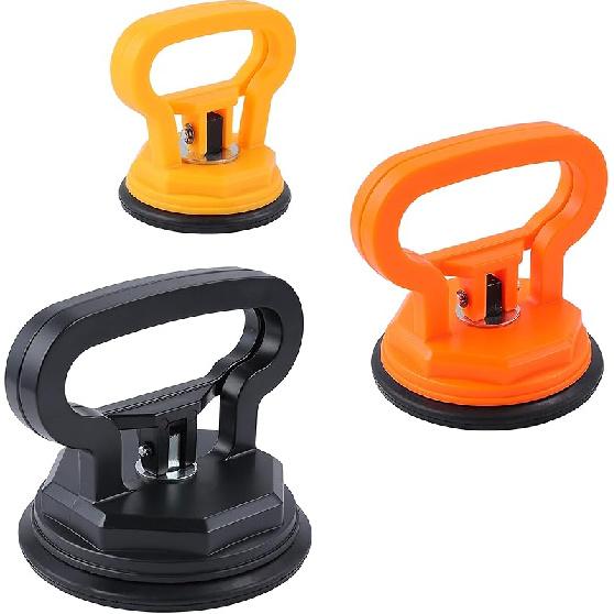 Amooca Glass Suction Cup Lifter Heavy Duty Tile Marble Suction Cup Vacuum Lifter With Handle For Granite Lifting & Window Replacement 40 Lbs Load