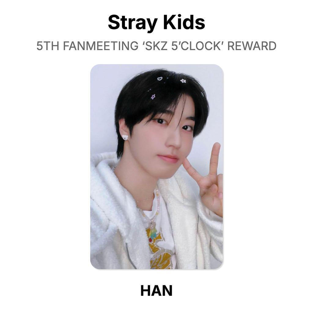 Stray Kids 5TH FANMEETING ‘SKZ 5’CLOCK’ REWARD Official Photocard