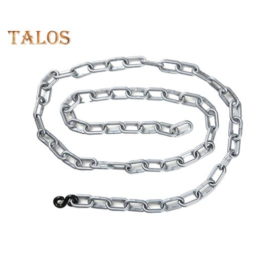 Set 4 Pezzi/Set Costume da Prigioniero per Adulti Bambini di Halloween con Stile Classico a Robe Stampa a Righe Role-Playing Top Pantaloni Cappello Set Catena