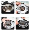 10pcThick Aluminum Foil Stove Burner Gas Oven Cover Reusable for Gas Stove Top Liners Oil-proof Cleaning Pad Square Round Mat