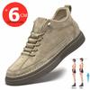 Genuine Leather Heightening Shoes Elevator Shoes Height Increase Shoes Men Height Increase Insole 6cm Men Sneakers Sport Shoes