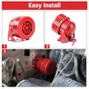 Mkphargin AC110V Air Raid Siren Horn Speaker Alarm Sound Mini Electric Motor Driven Factory
