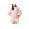 Puma Logo Bestickt Sportlich Lässig Rundhals Sweatshirt Damen Sweatshirt Rosa 678444-63