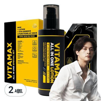 MIF Vitamax All-in-One Lotion for Men 200ml + Refill 150ml, 2 Sets