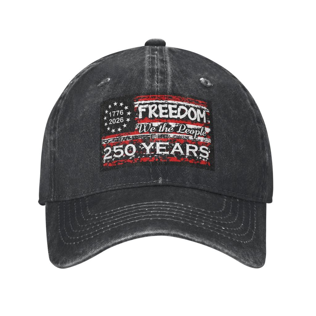 USA Th Commemorative Baseball Cap Retro Distressed Washed Sun Cap Unisex Women Outdoor Workouts Adjustable Fit Hats Cap