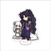 10CM Anime Inuyasha Figure Stand Model Inuyasha/Higurashi Kagome/Miroku/KiraraSesshoumar  Cute Desk Decor Standing Sign Gifts