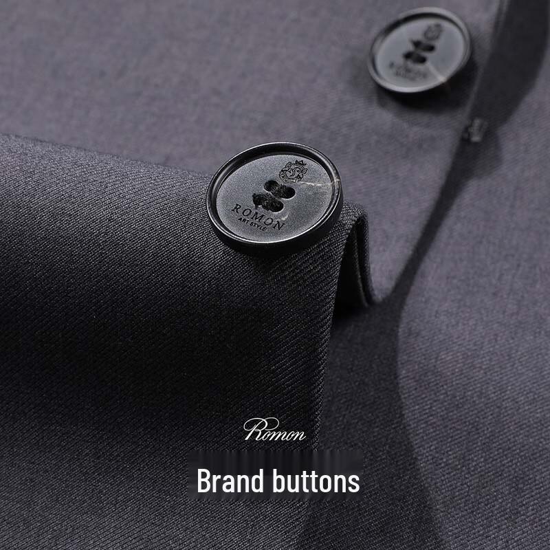 ROMON Men's Versatile Business 3-Piece Suit