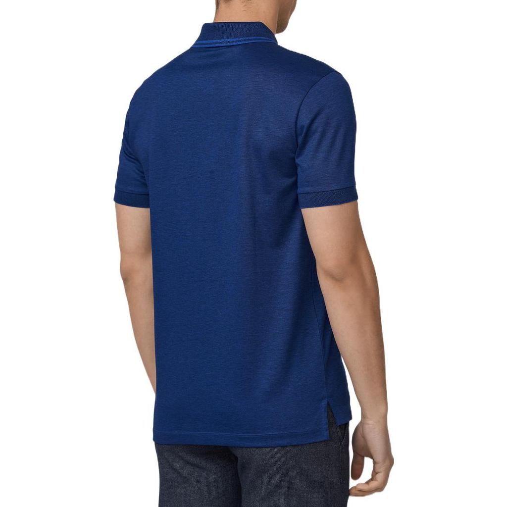 HUGO BOSS Polo Shirts Men's Blue Polo Collar Moderate Straight Fit 50451169-485