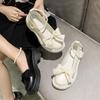 Shoes Women's 2025 Spring and Autumn New Pearl Bow Girl Single Shoes Thick Heel