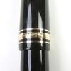 Great MONTBLANC fountain pen Meisterstck 149 White Star logo engraving Black gold 18K Used