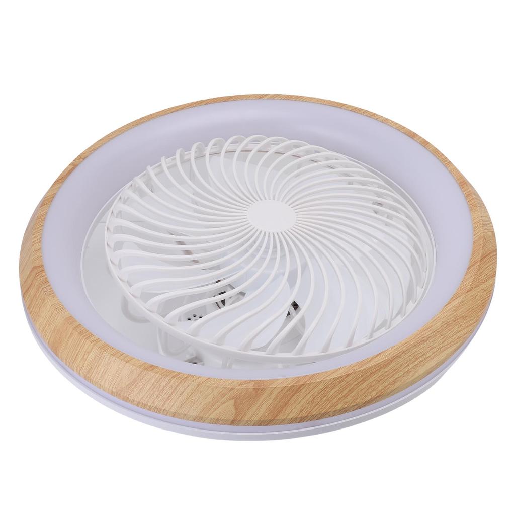 LED Ceiling Fan Light 360 Degree Rotating APP Control Stepless Dimmable Flush Mount LED Chandelier with Timing Remote