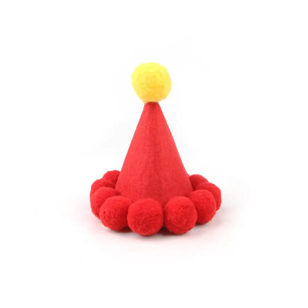 1PC Funny Cat Cap Plush Head Cover Cute Cat Dog Woven Warm Headdress Pet Hat Kitten Puppy Cosplay Costume Accessories