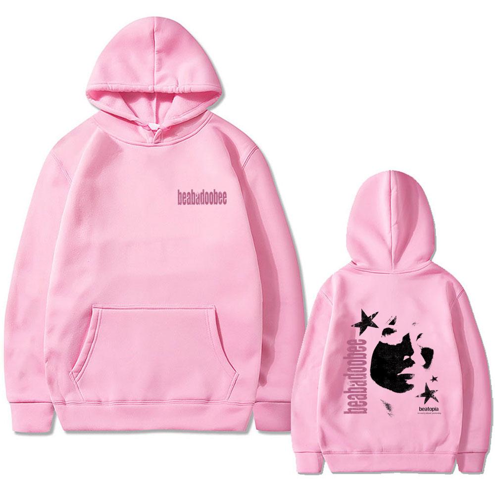 Beabadoobee- Men's Facial graphic hoodie pop music Hoodie Vintage Unisex casual Sweatshirt