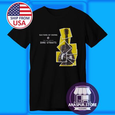 Dire Straits Sultans Of Swing Uomo Nero Taglia S-5XL
