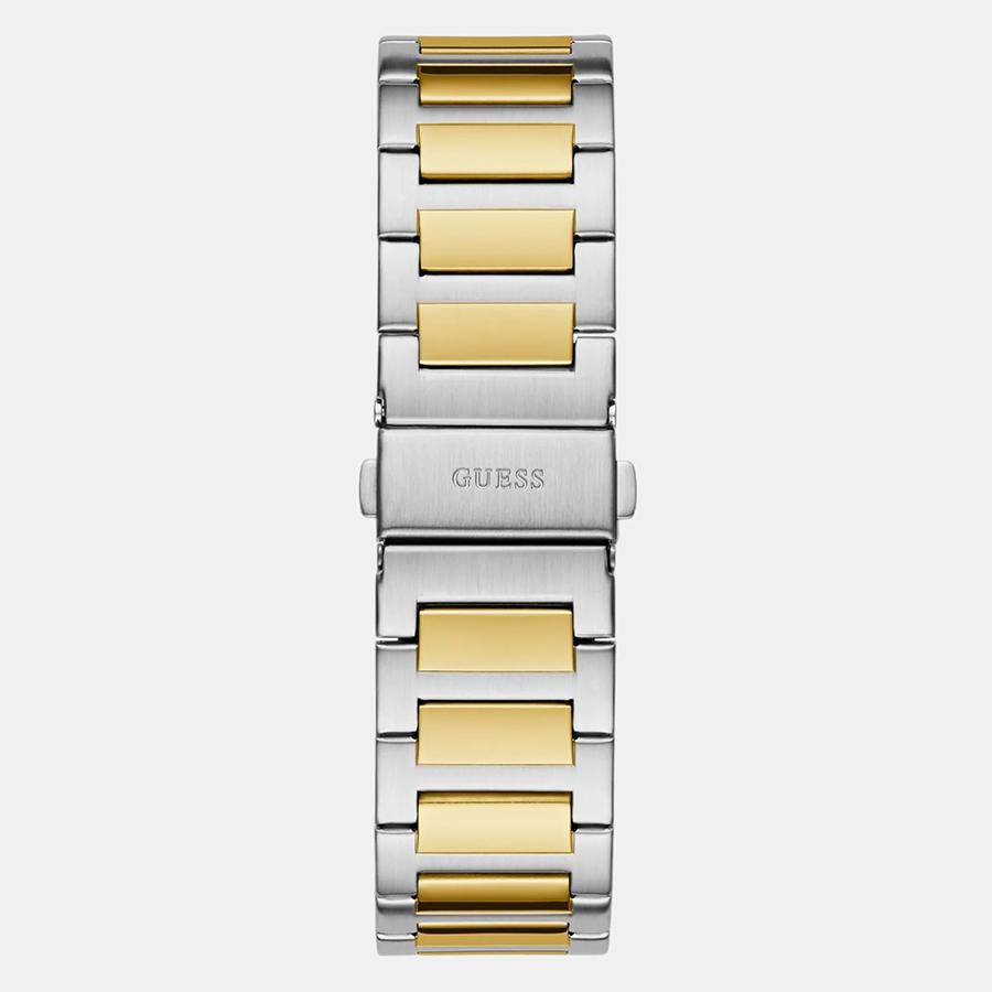 Guess Herren-Quarzuhr mit zweifarbigem Edelstahlarmband - GW0833G3
