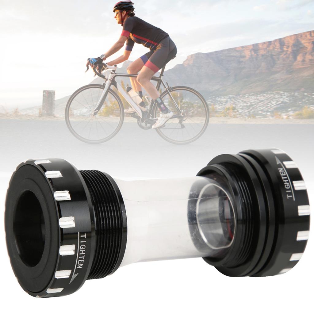Alloy Bike BB109 Ceramics Hollow Integrated Thread Screw In Bearings Bottom Bracket Bicycle Accessory