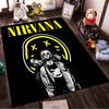 Nirvana Band Design Rug Non-slip Rug Suitable for Living Room and Bedroom Sofas