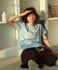 AMOU Am Star Half T-Shirts Light Blue