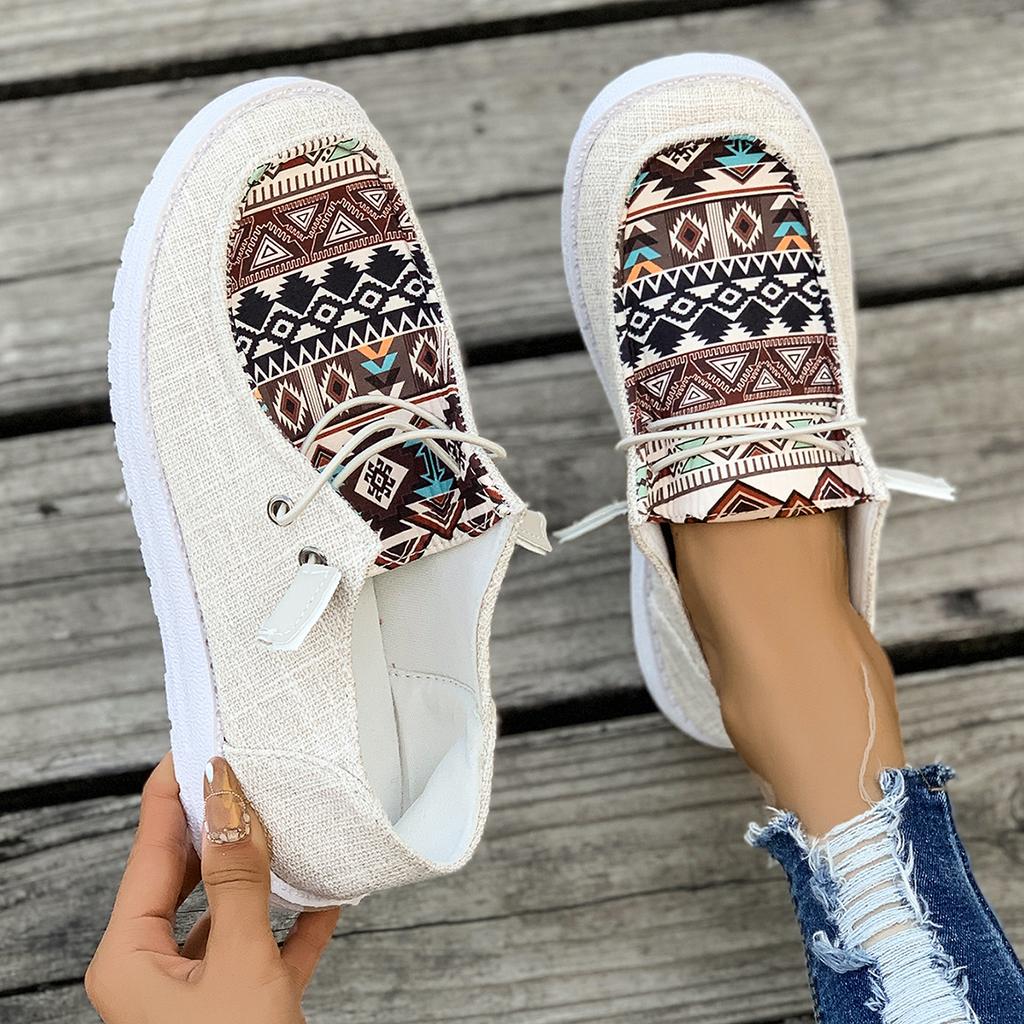 Fashion Women Sneakers Fashion Round Toe Color Matching Loafers Comfortable Walking Shoes Women Shallow Mouth Thick Sole Sneakers Women
