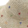 Weaving Straw Hat for Teen Girl Breathable Spring Camping Sunproof Beach Hat