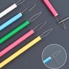 4pcs Set of Colorful Plastic Threaders - Cylindrical Threading Tools, DIY Sewing Accessories, Convenient Needle and Thread Threader, Suitable for Bead