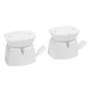 RV Door Catch Prevents Door Shake White Sturdy Stopper for Motorhome Travel Trailers 5th Wheel Trailers
