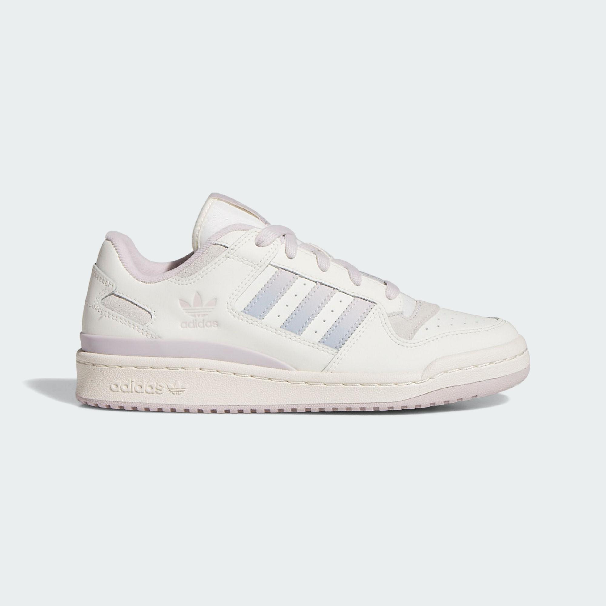 adidas Forum Low CL Off White Ice Purple Wonder Blue (Women s) 38.5