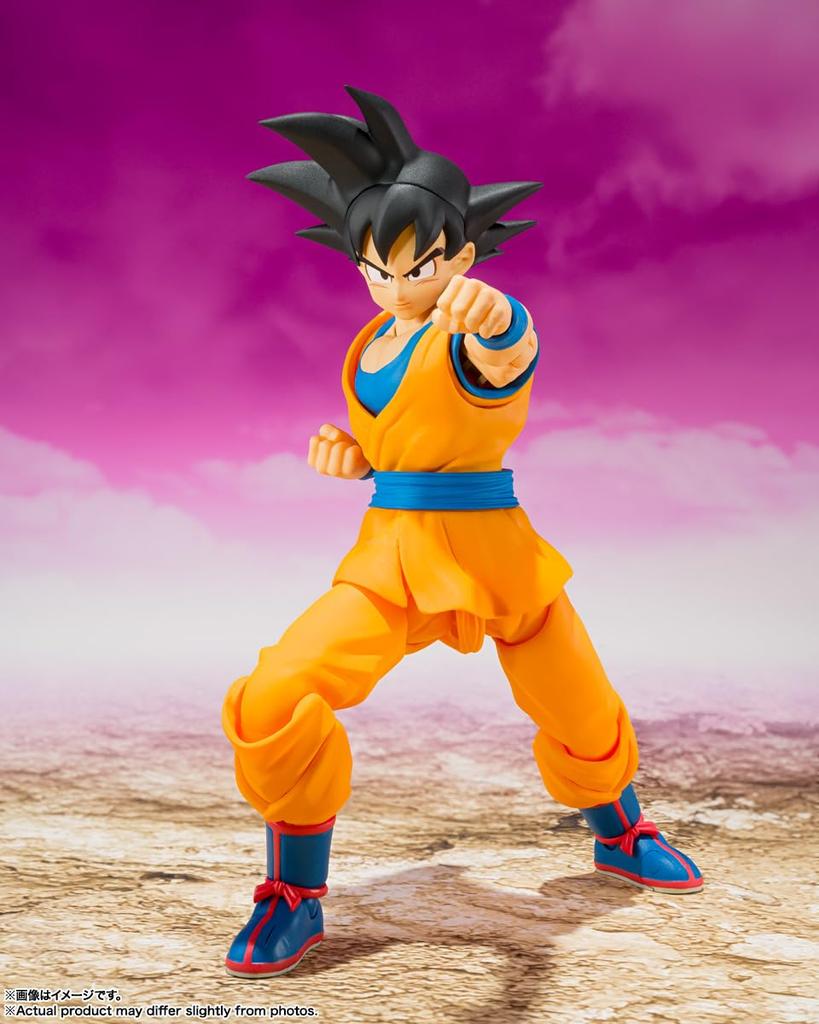 TAMASHII NATIONS Dragon Ball DAIMA Son Goku Approximately 145mm PVC ABS Painted Movable Figure S.H.Figuarts -DAIMA- &